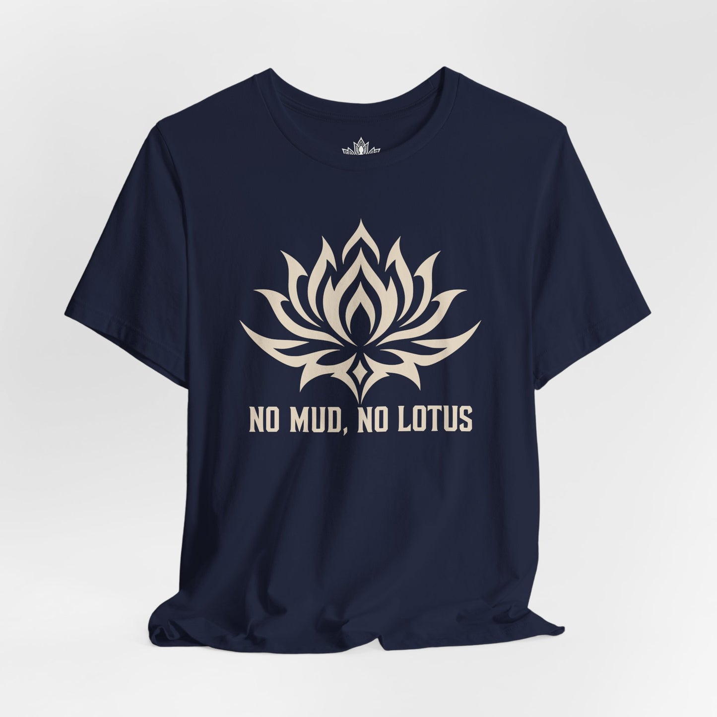 No Mud, No Lotus Tribal Art Men Tee