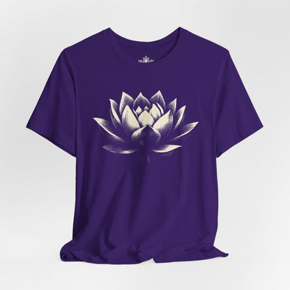 White Lotus Shadow Art Tee