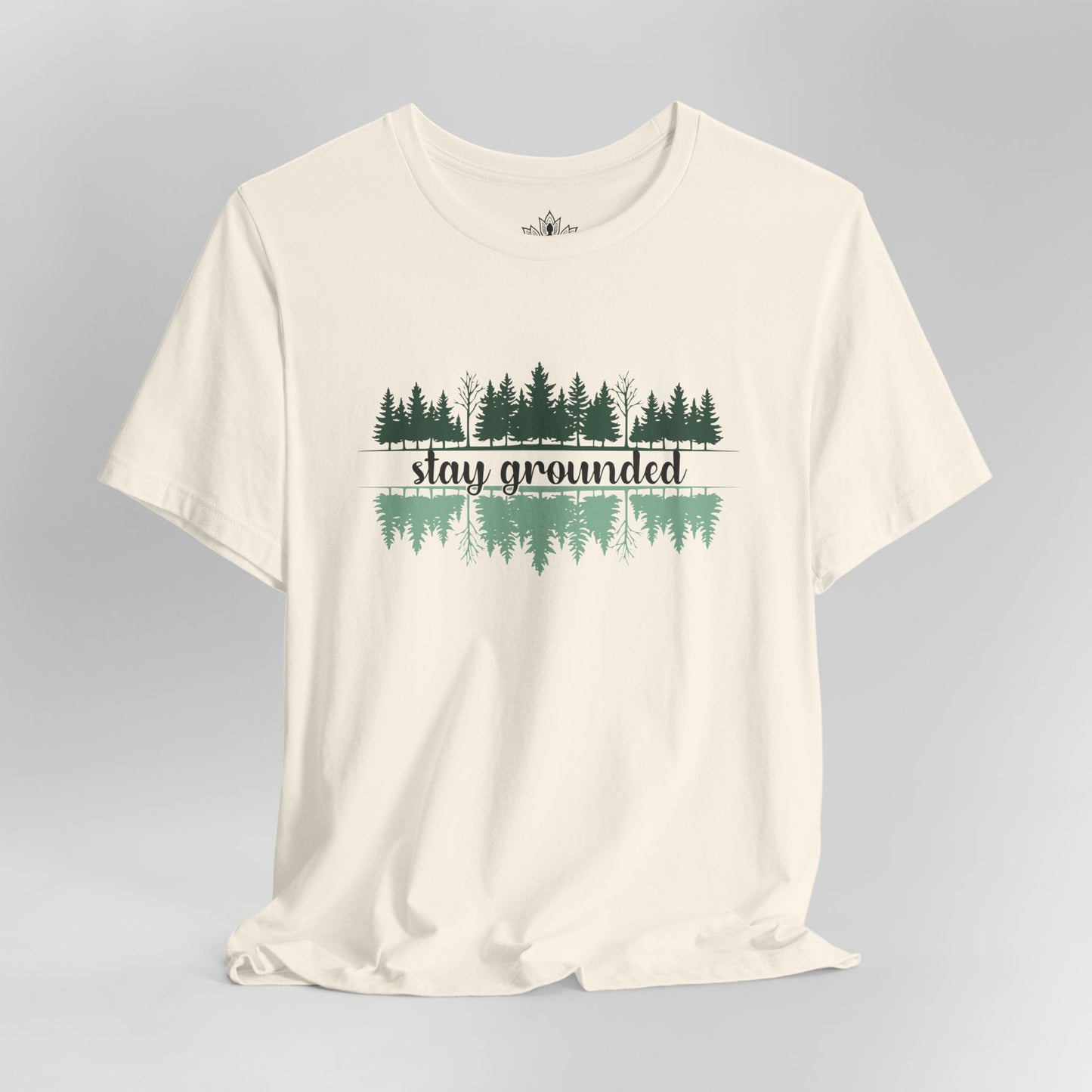 Stay Grounded – Mindful Forest Reflection Men Tee
