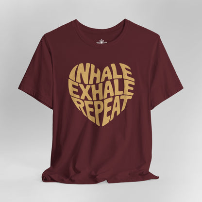 Inhale Exhale Repeat – Mindful Heart Tee