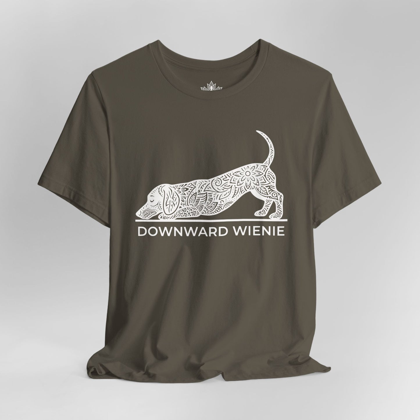 Downward Wienie Dog Pose – Funny Mandala Sausage Dog Tee