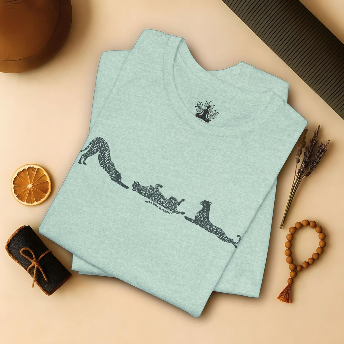 Cheetah Savanna Flow Tee