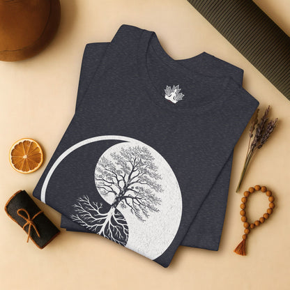 Yin Yang Tree of Balance - Spiritual Nature Tee