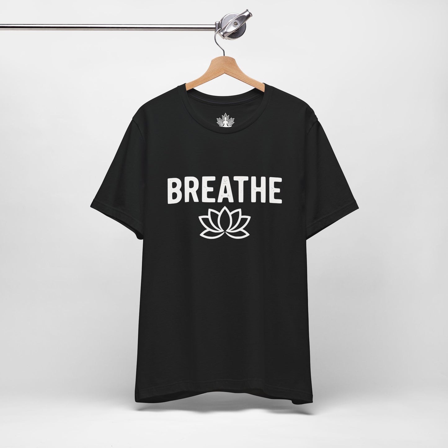 Breathe Lotus – Minimalist Yoga Class Men Tee