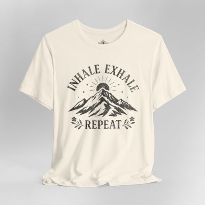 Inhale Exhale Repeat - Mountain Peace Tee