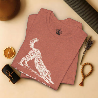 Line Art Downward Human Tee