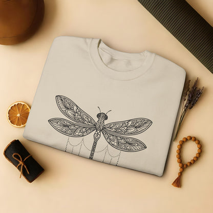 Mandala Dragonfly - Serenity Sweatshirt