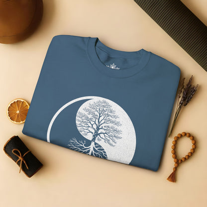 Yin Yang Tree - Mirrored Roots Sweatshirt