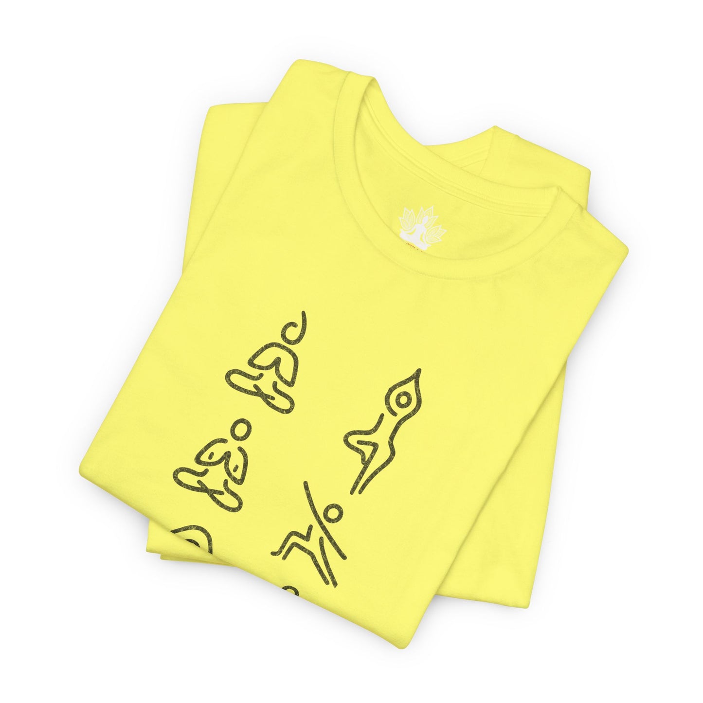 Minimalist Yoga Poses – Mindful Line Art Men Tee