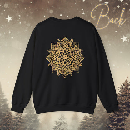 Cozy Breathe Sweatshirt - Mandala Back Print