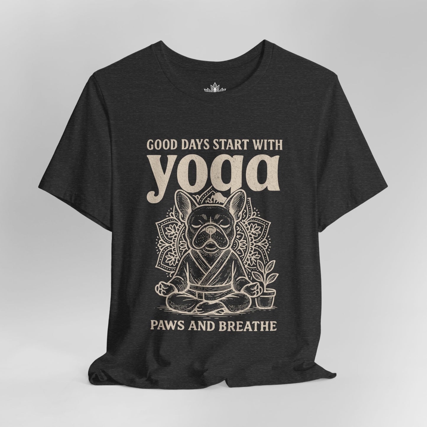 French Bulldog Yoga - Good Vibes Men Tee