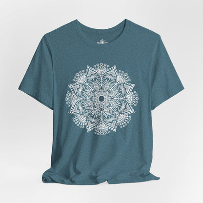 Dragonflies & Flowers Mandala