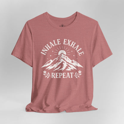 Inhale Exhale Repeat - Mountain Peace Tee