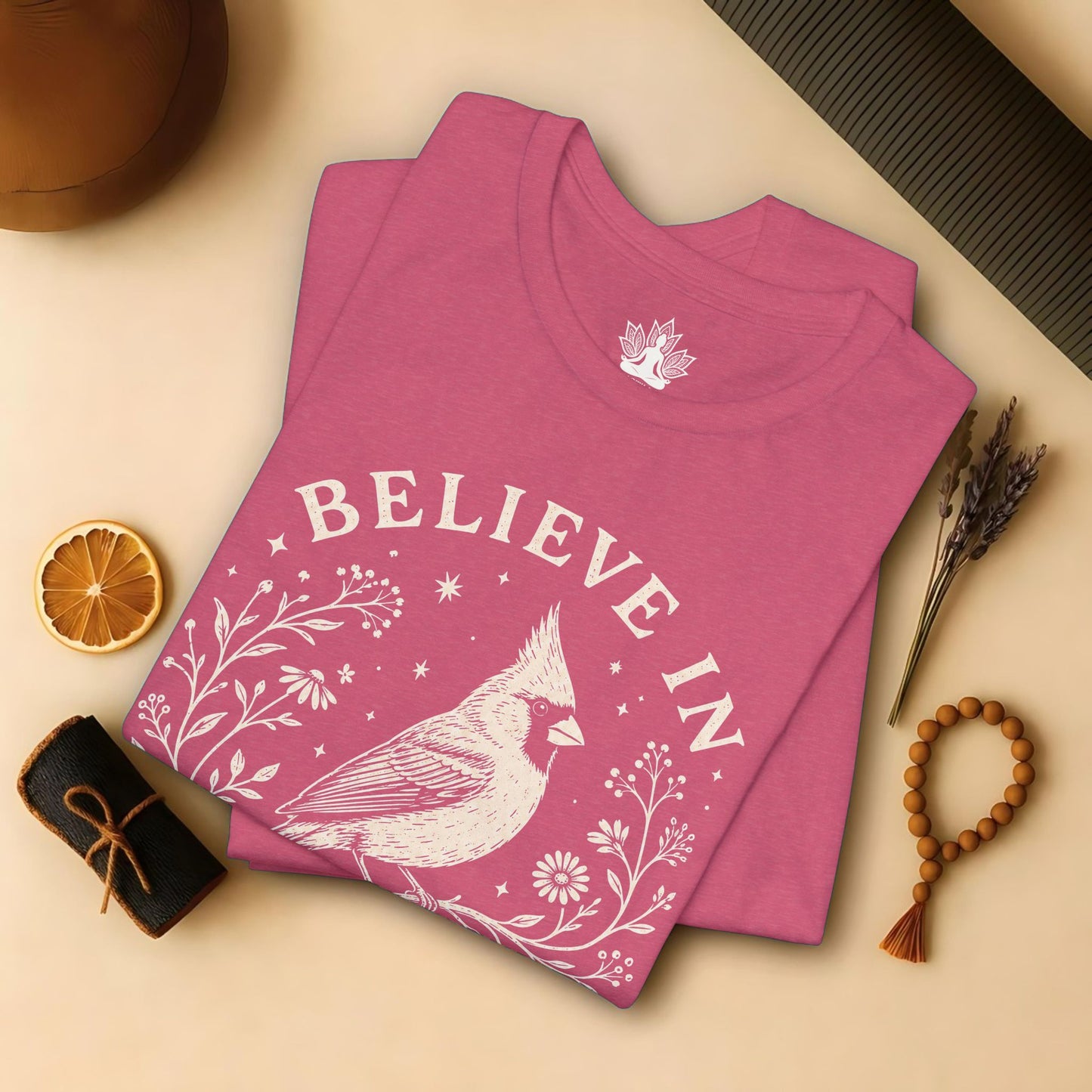 Believe In Good Cardinal Bird Tee