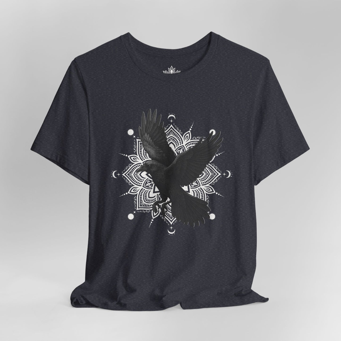 Mystic Raven – Mandala Moon Freedom Men Tee