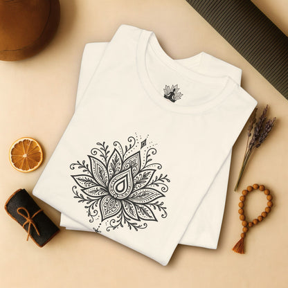 Breathe Lotus Mandala - Mindful Yoga Tee