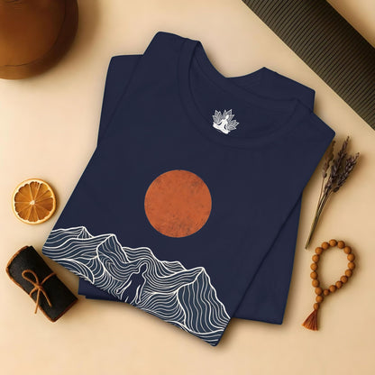 Retro Mountain Pose Tee