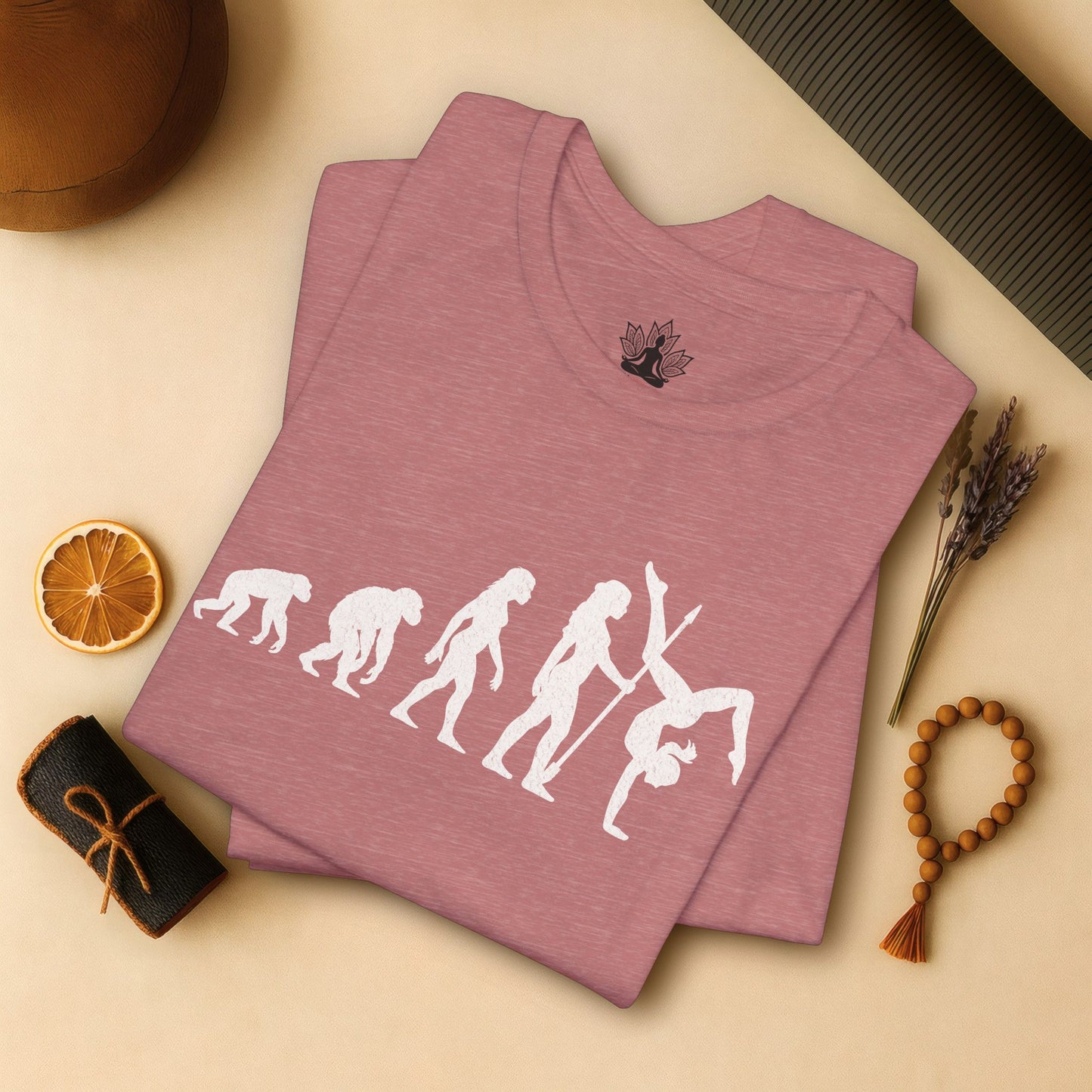 Yoga Evolution – From Primate to Asana Tee