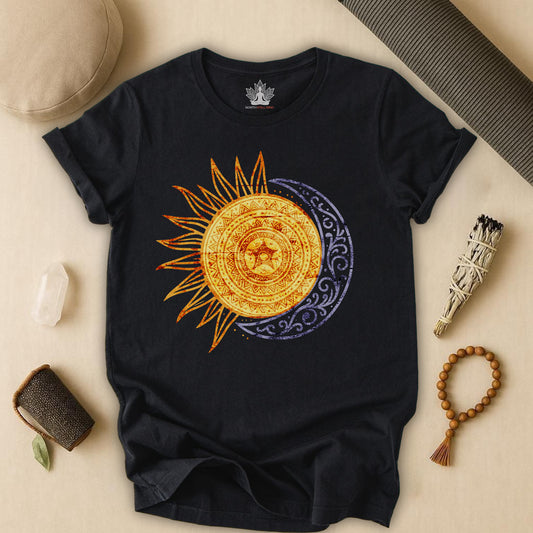 Sun & Moon Yin Yang Yoga Tee