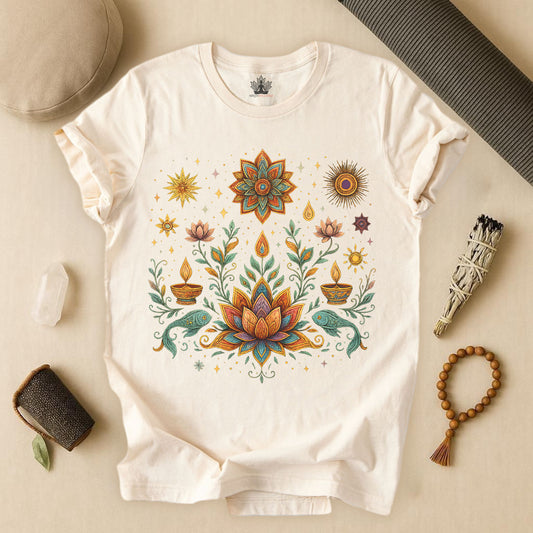 Mystic Lotus Bloom - Spiritual Energy Tee