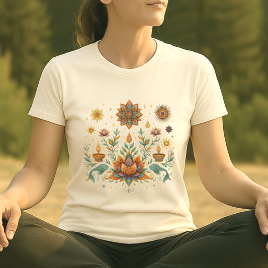 Mystic Lotus Bloom - Spiritual Energy Tee