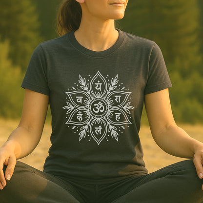 Sacred Chakras - Lotus Mandala Tee