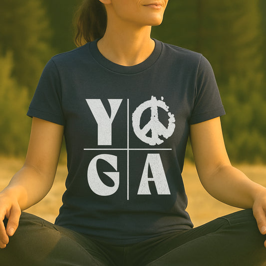 Bold Yoga – Modern Grid Tee