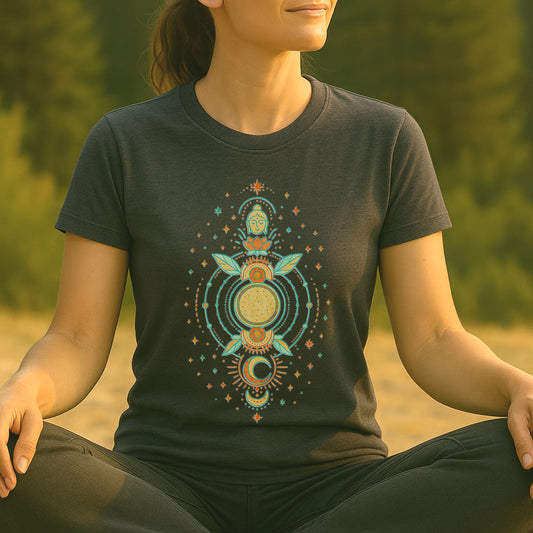 Cosmic Awakening - Yoga Mandala Tee