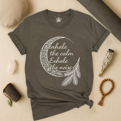 Inhale Calm – Exhale the Noise Tee
