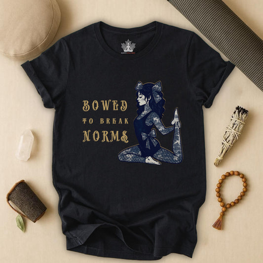 Bowed to Break Norms – Dark Coquette Tee