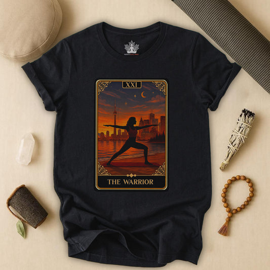 Toronto Warrior Pose – Tarot Card Yoga Tee