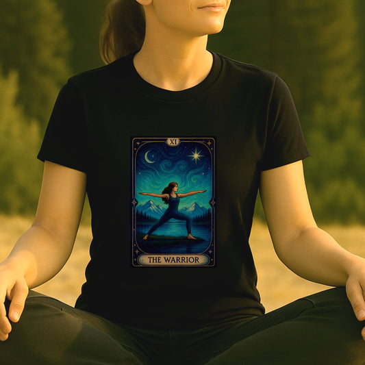 Rocky Mountains Warrior – Tarot Card Yoga Tee