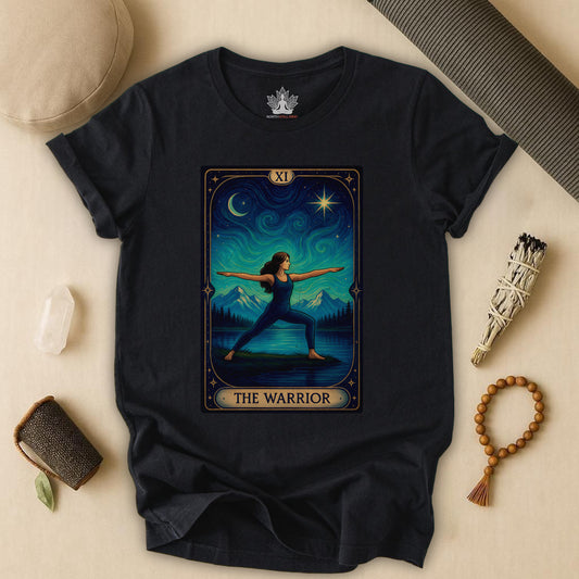 Rocky Mountains Warrior – Tarot Card Yoga Tee