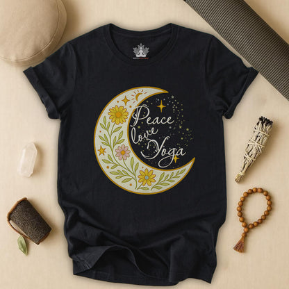 Moon Mandala – Peace Love Yoga Tee
