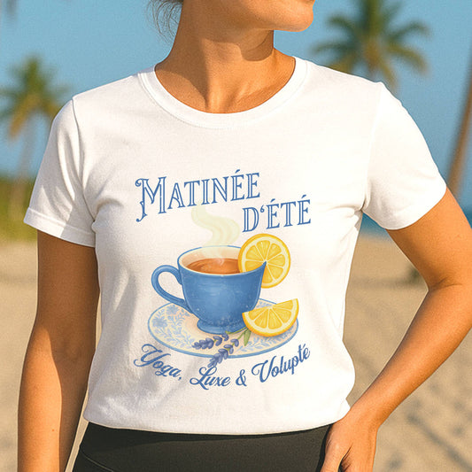 Matinée d’Été – French Chic Yoga Tee