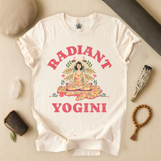 Radiant Yogini – Vibrant Meditation Tee
