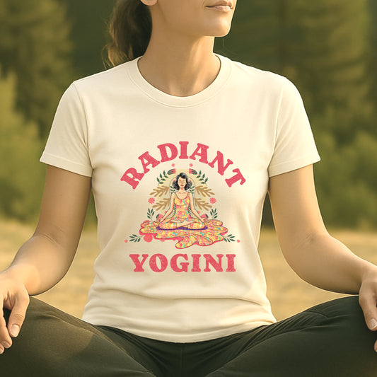 Radiant Yogini – Vibrant Meditation Tee