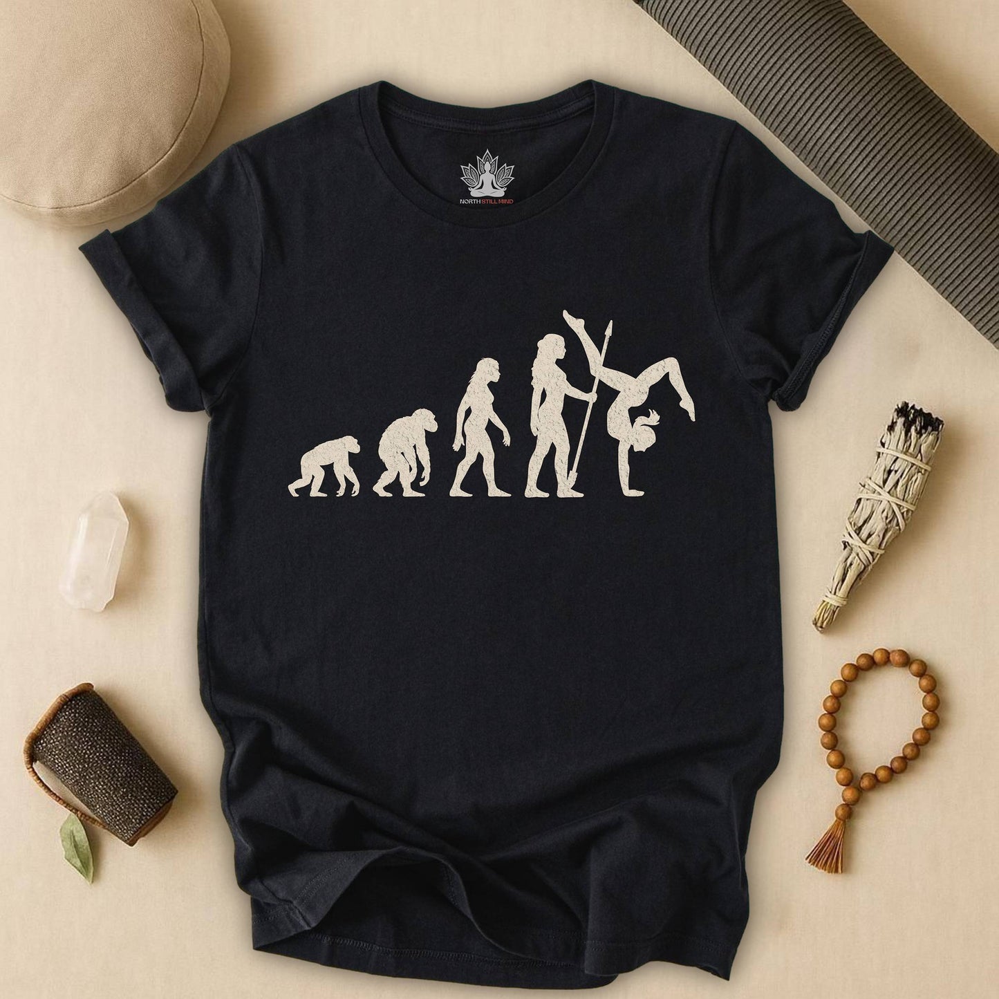 Yoga Evolution – From Primate to Asana Tee