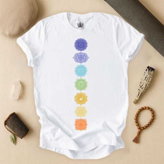 Chakra Alignment – Vertical Energy Tee