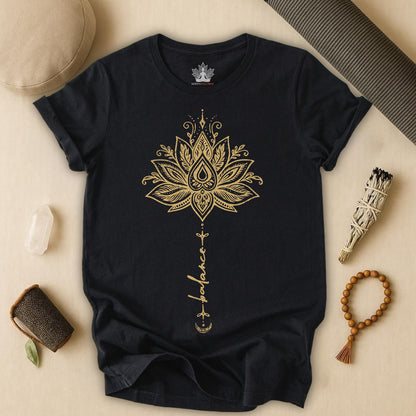 Balance Within – Lotus Yoga Tee