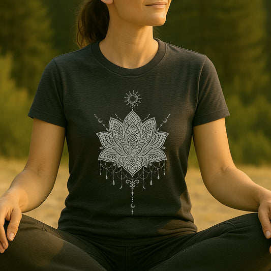 Celestial Lotus – Mystic Yoga Tee