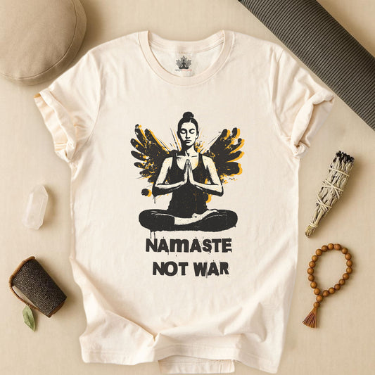 Namaste Not War – Urban Street Art Tee