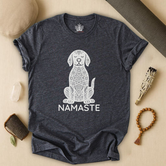Calm Dog - Mandala Namaste Tee