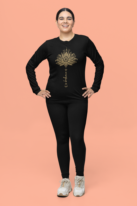 Balance Within - Long Sleeves Lotus Tee