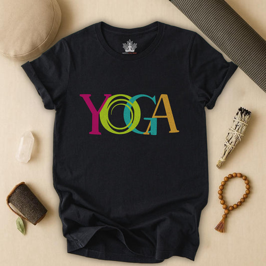 Colorful Yoga - Bold Graphic Tee