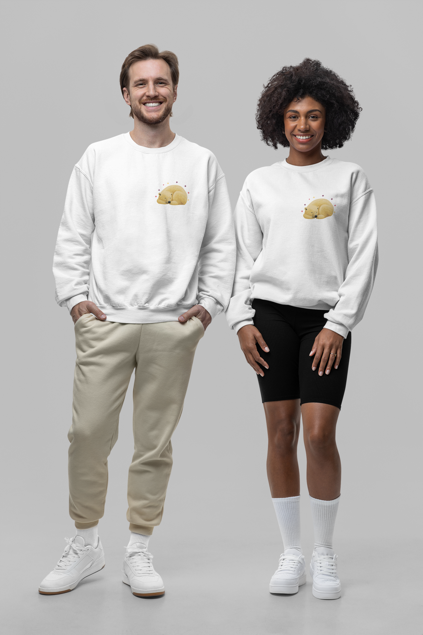 Namastay Cozy - Vintage Polar Bear Sweatshirt