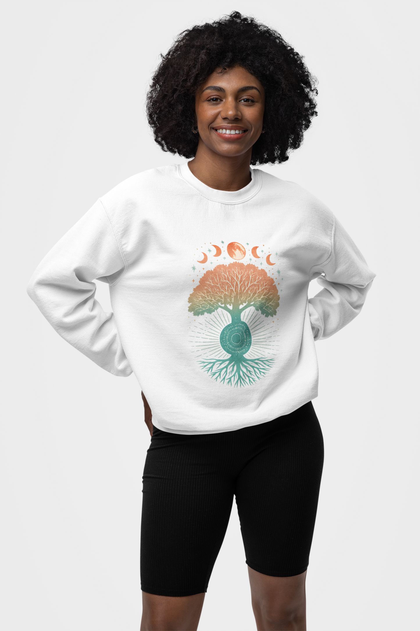 Mystical Tree of Life - Mandala Roots Sweatshirt