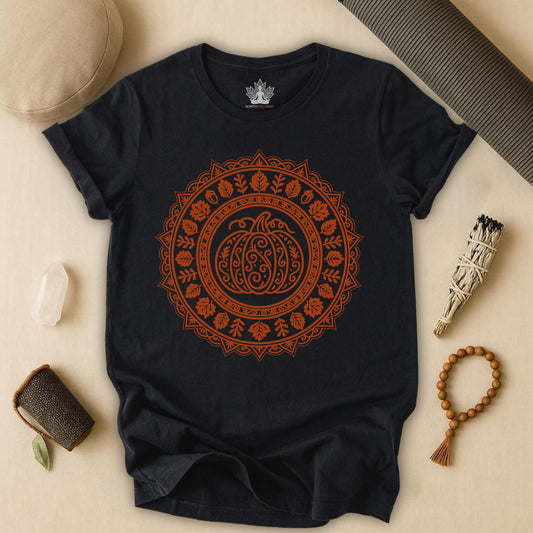 Pumpkin Mandala - Fall Yoga Tee