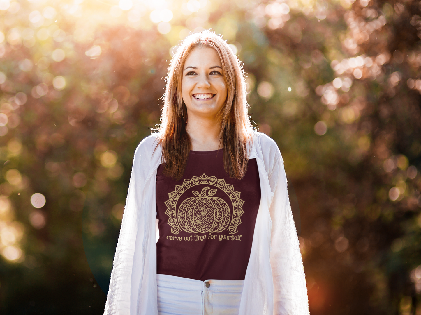 Pumpkin Mandala - Carve Out Time Tee
