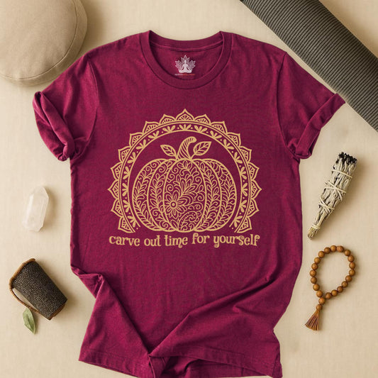 Pumpkin Mandala - Carve Out Time Tee